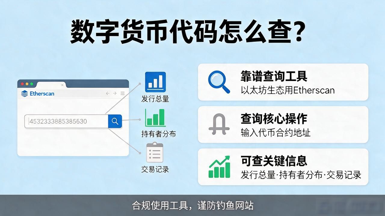 数字货币代码怎么查？这几个地方最靠谱