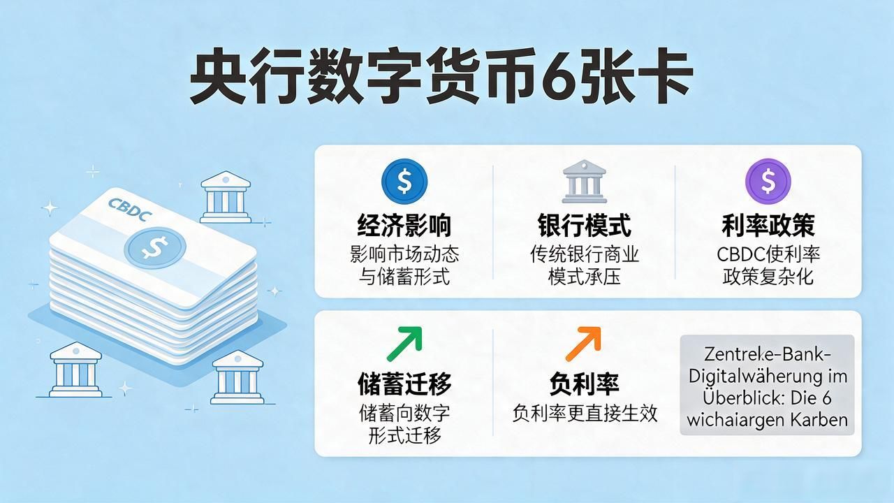 央行数字货币6张卡 Zentrale-Bank-Digitalwährung im Überblick: Die 6 wichtigsten Karten