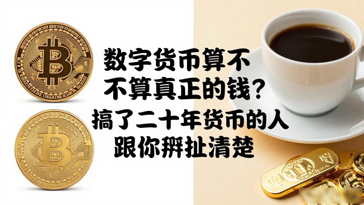 数字货币算不算真正的钱？搞了二十年货币的人跟你掰扯清楚