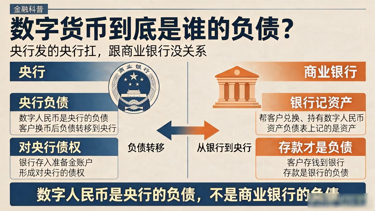 数字货币是谁的负债_数字人民币央行负债_数字货币信用链条