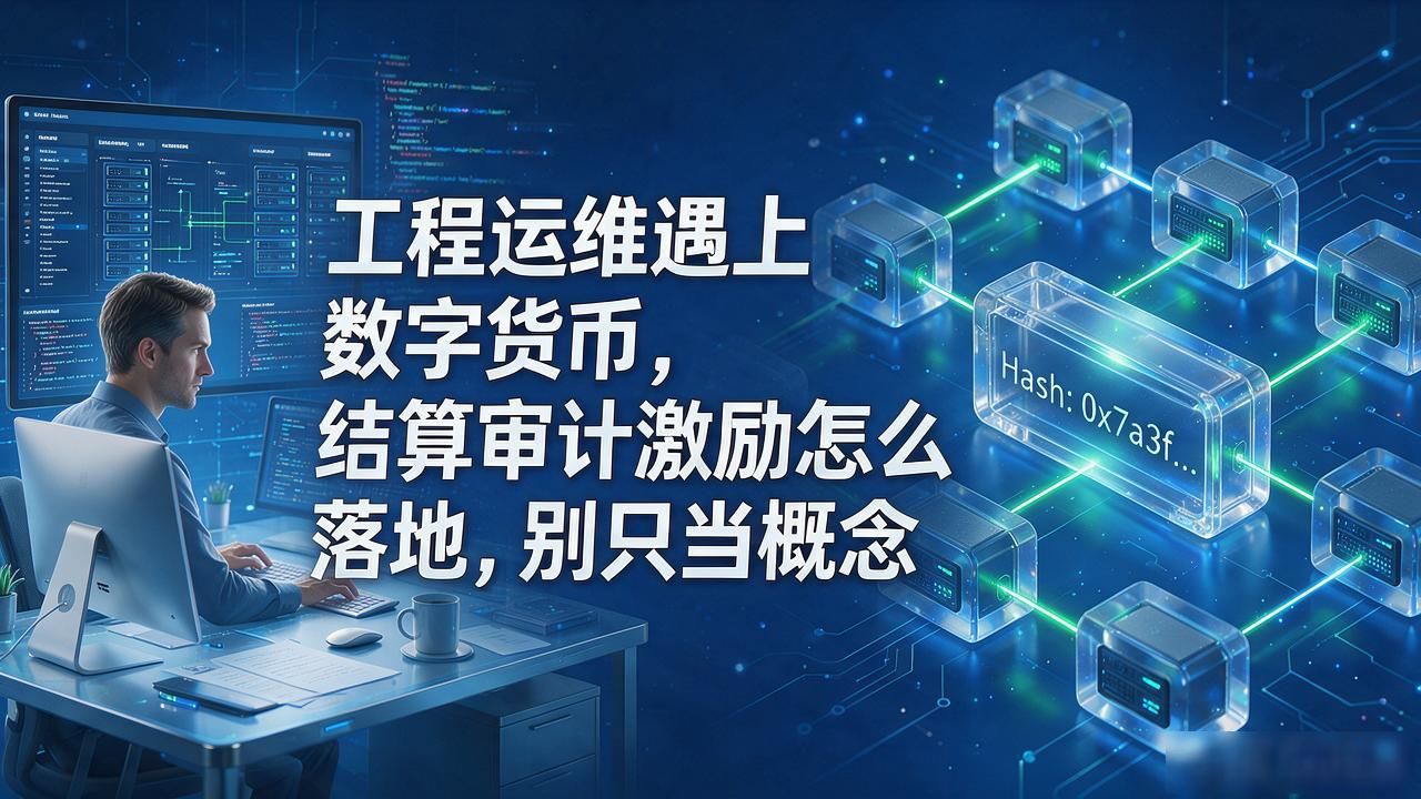 工程运维遇上数字货币，结算审计激励怎么落地，别只当概念