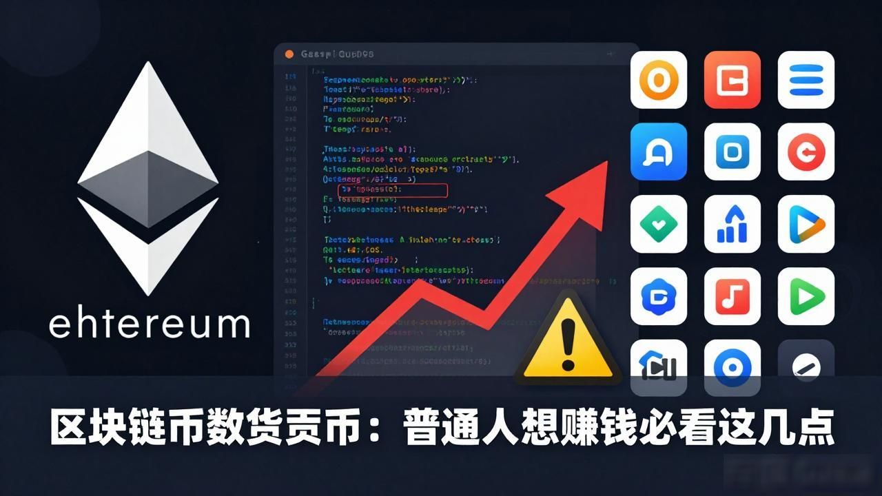 区块链币数字货币：普通人想赚钱必看这几点