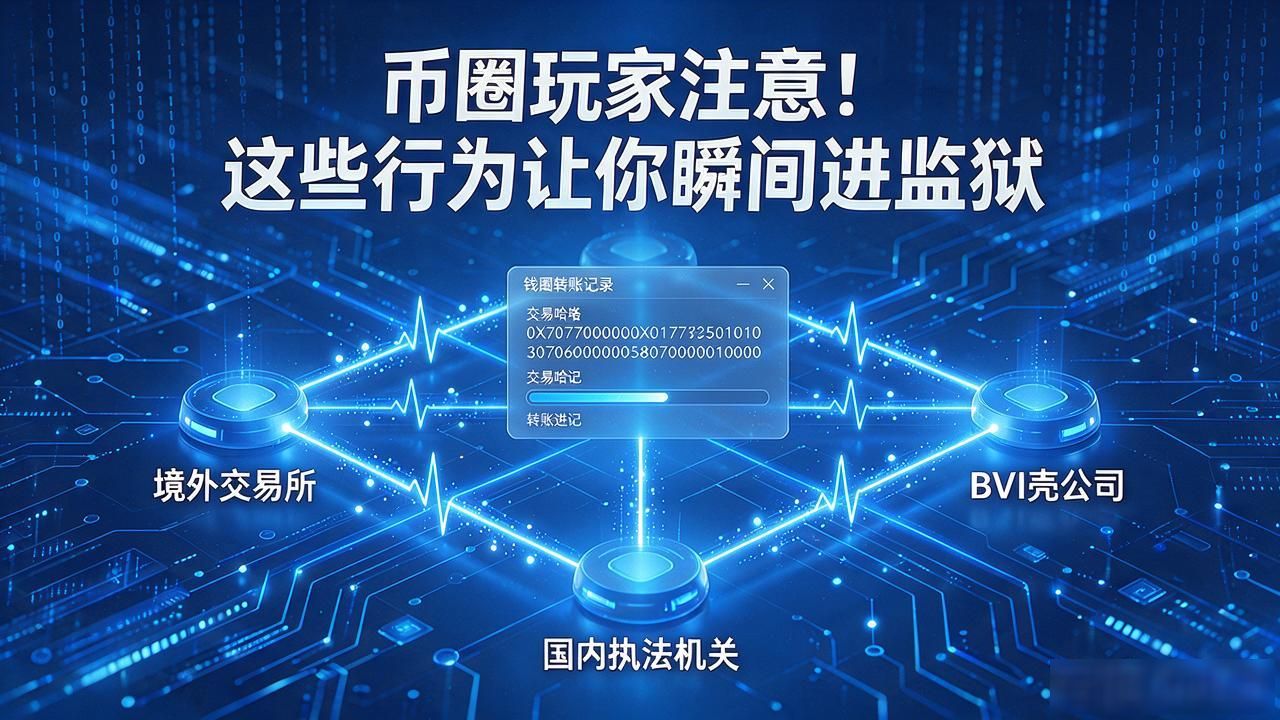 币圈玩家注意！这些行为让你瞬间进监狱