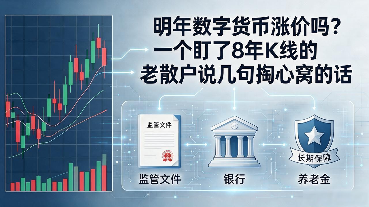 明年数字货币涨价吗？一个盯了8年K线的老散户说几句掏心窝的话