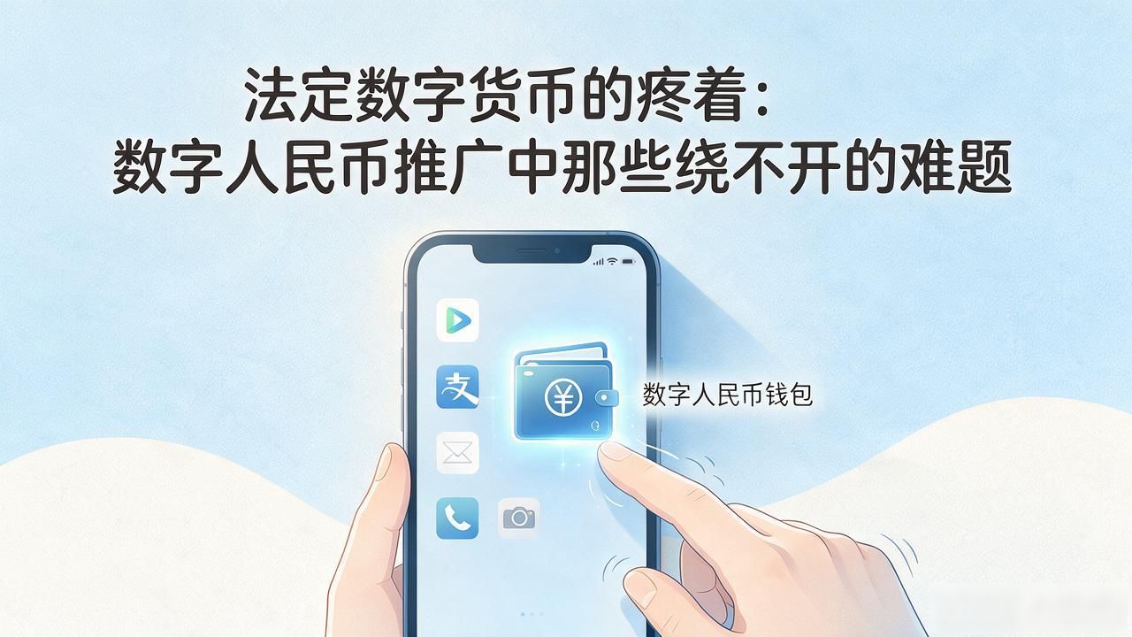 法定数字货币的疼着：数字人民币推广中那些绕不开的难题