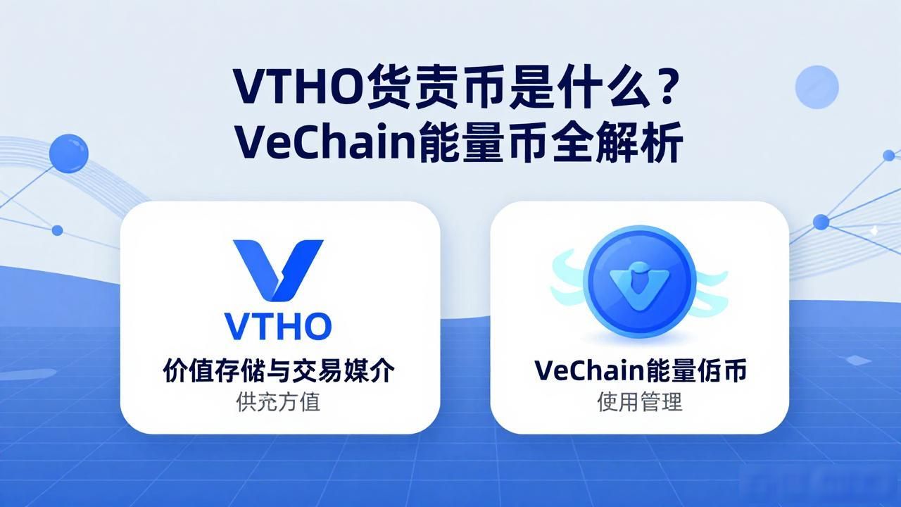 vtho数字货币_VTHO作为链上交易手续费的用途_VeChain的VTHO获取方式
