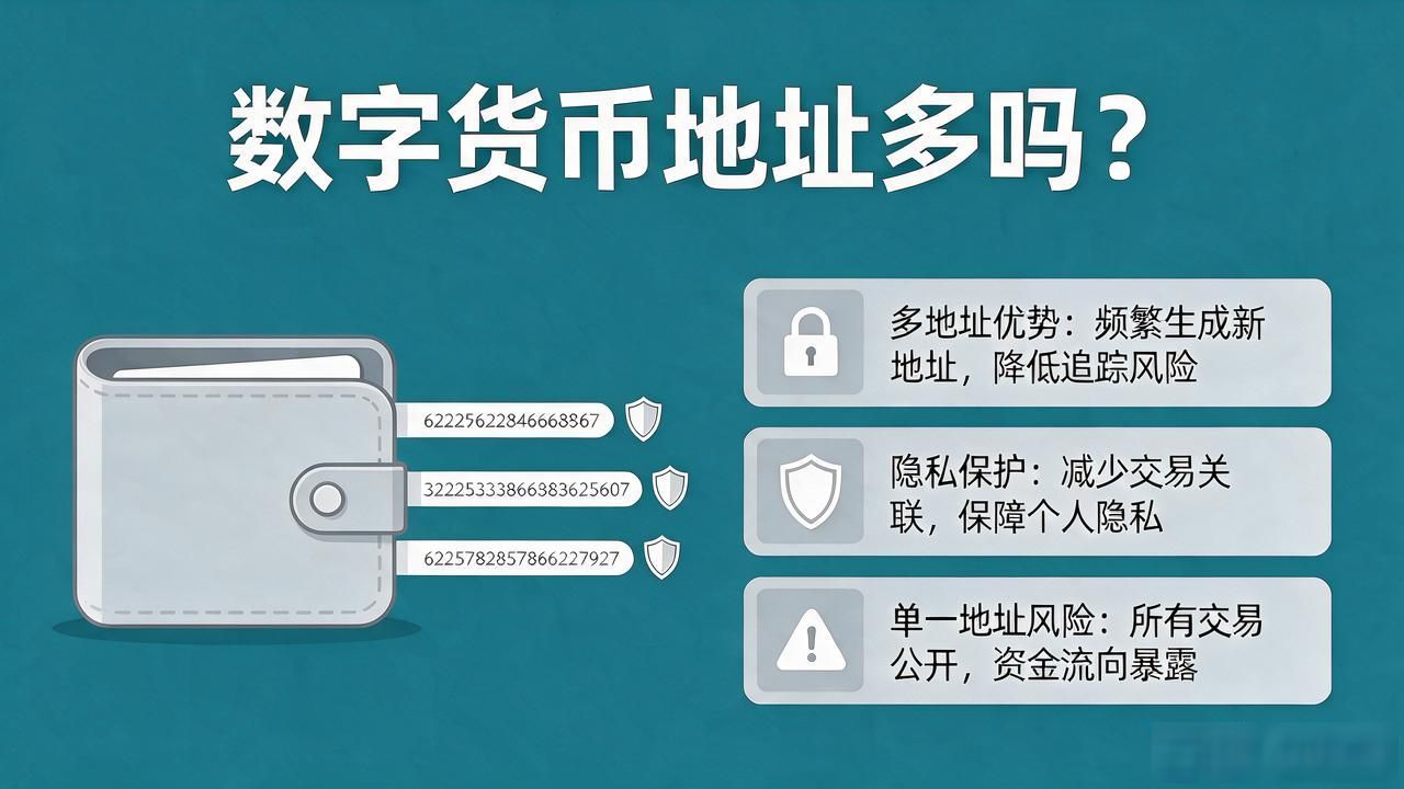 数字货币多地址使用的隐私安全优势_数字货币有很多地址吗_数字货币地址数量无限的原因