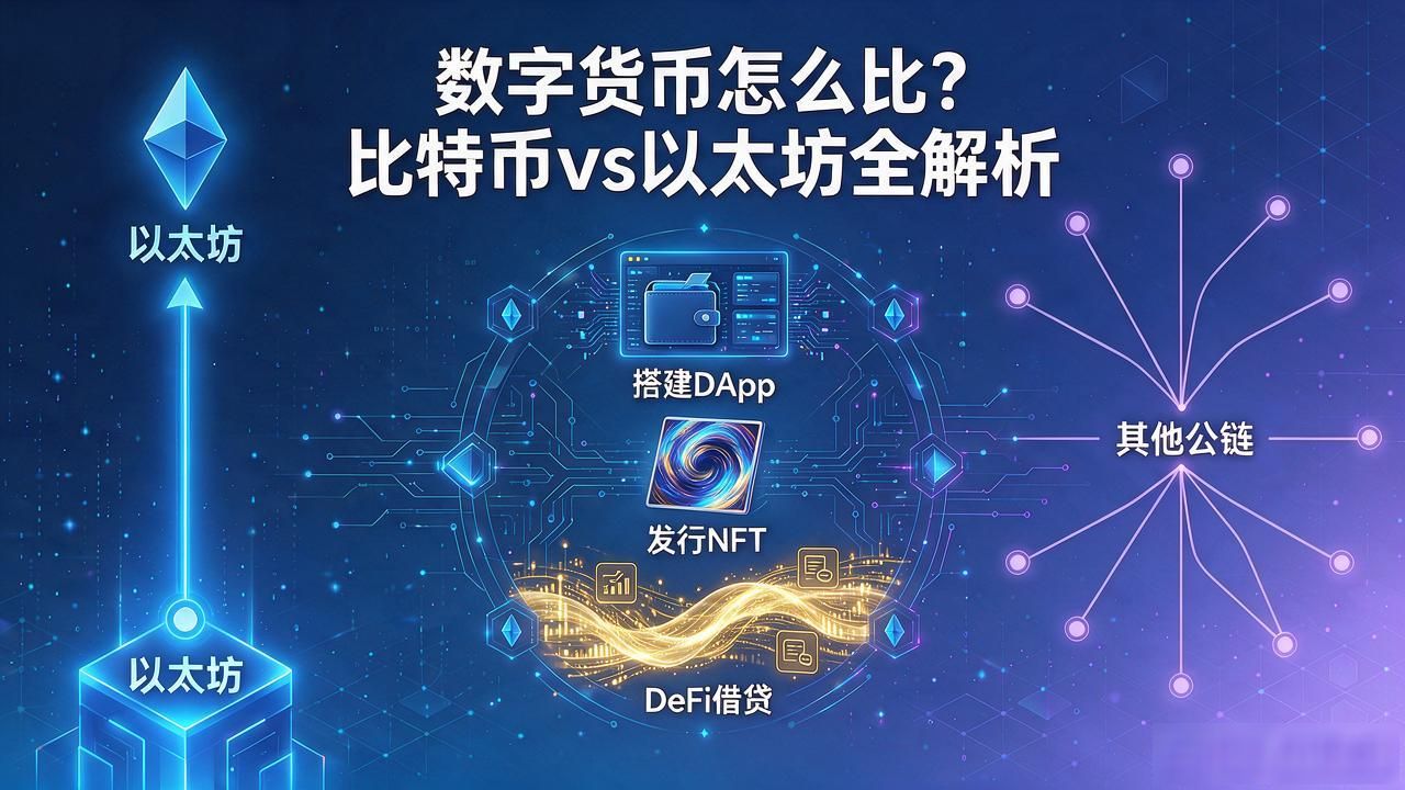 对比数字货币_比特币以太坊稳定币适合配置场景
