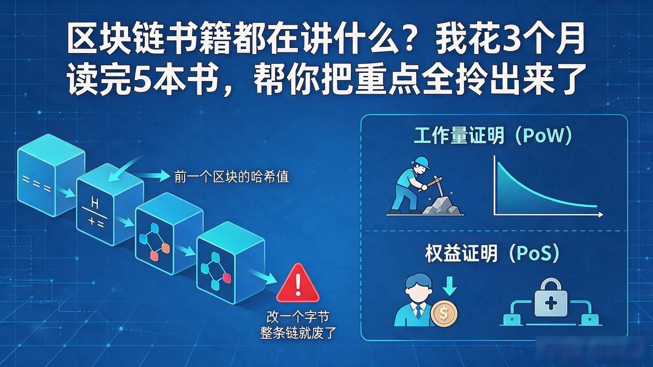区块链书籍都在讲什么？我花3个月读完5本书，帮你把重点全拎出来了