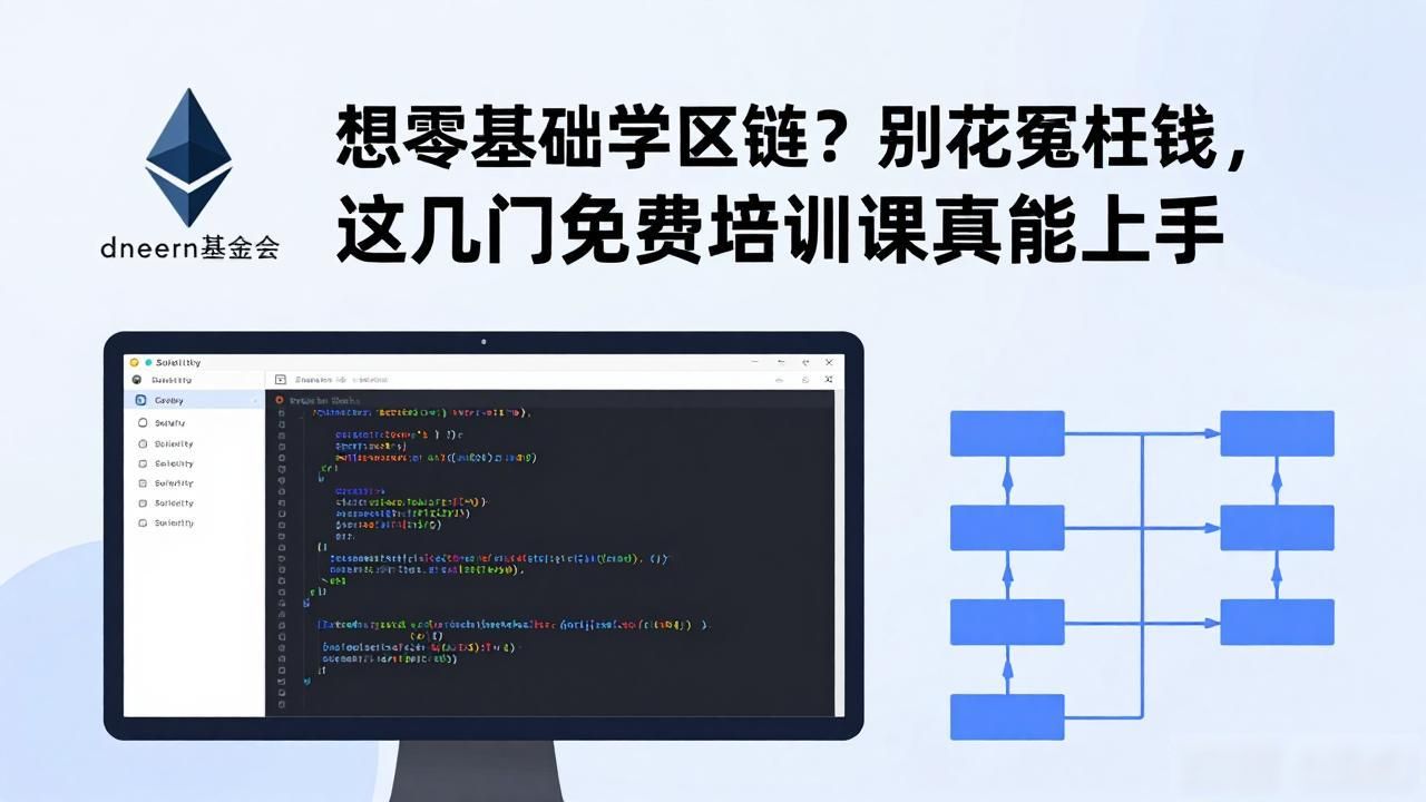 想零基础学区块链？别花冤枉钱，这几门免费培训课真能上手