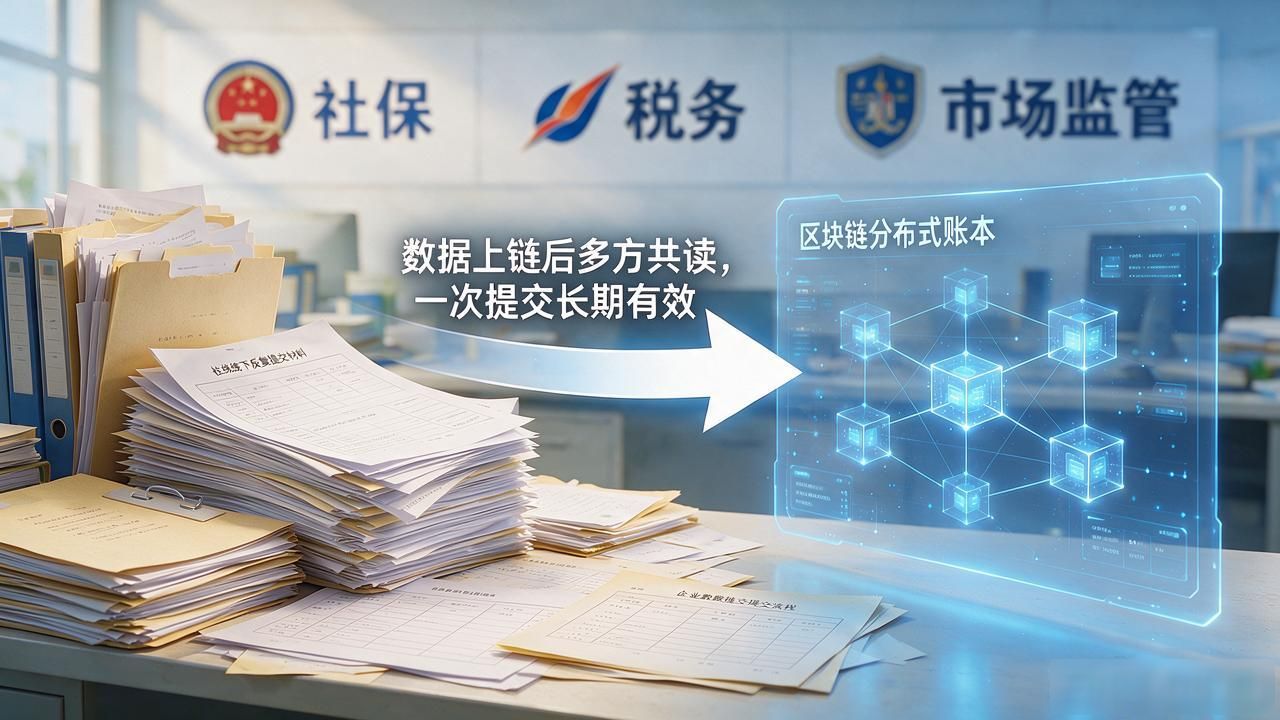 企业跑政务跑断腿？区块链企业政务服务落地后，到底能省几步腿、省多少天
