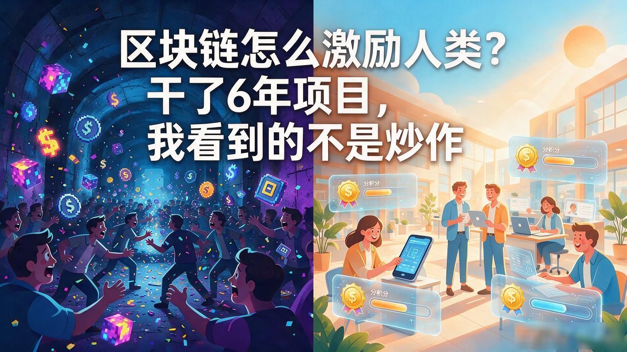 区块链怎么激励人类？干了6年项目，我看到的不是炒作