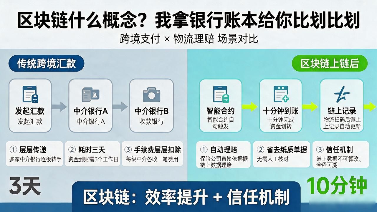区块链什么概念？我拿银行账本给你比划比划