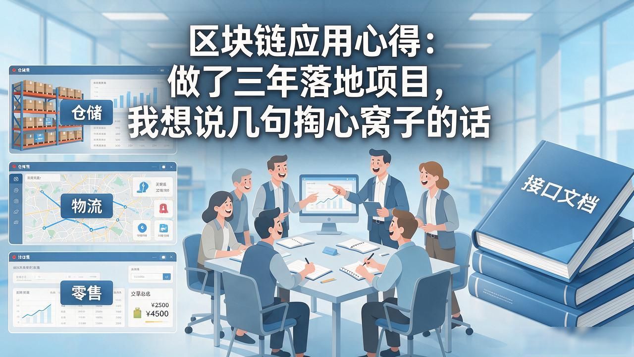 区块链应用心得：做了三年落地项目，我想说几句掏心窝子的话