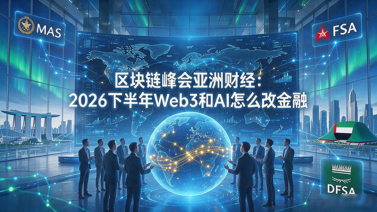 区块链峰会亚洲财经：2026下半年Web3和AI怎么改金融