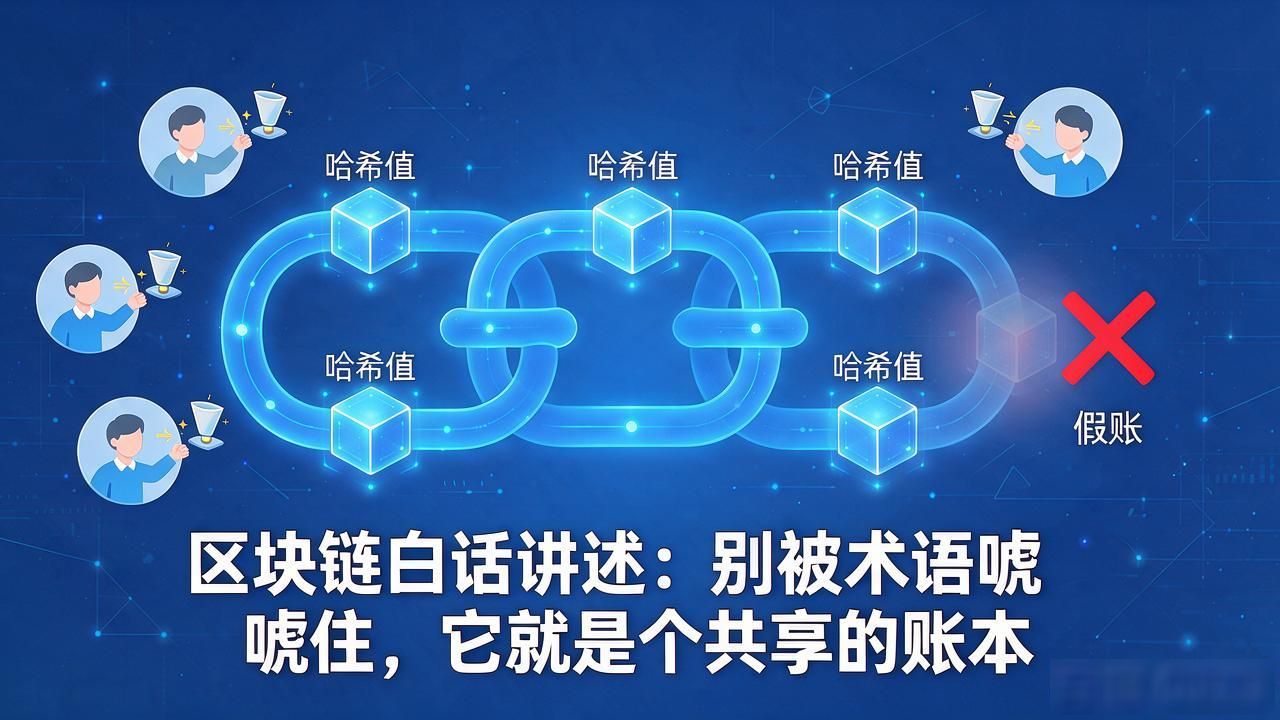 区块链白话讲述：别被术语唬住，它就是个共享的账本