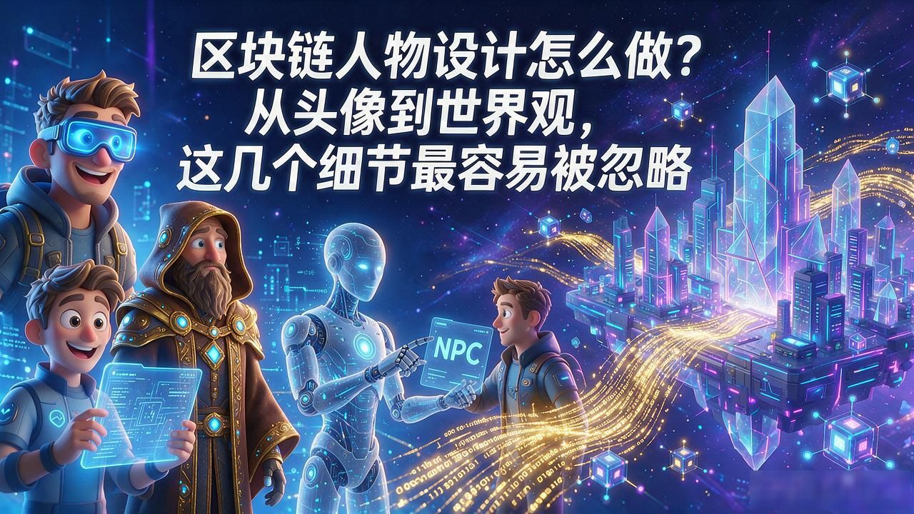 区块链人物设计怎么做？从头像到世界观，这几个细节最容易被忽略