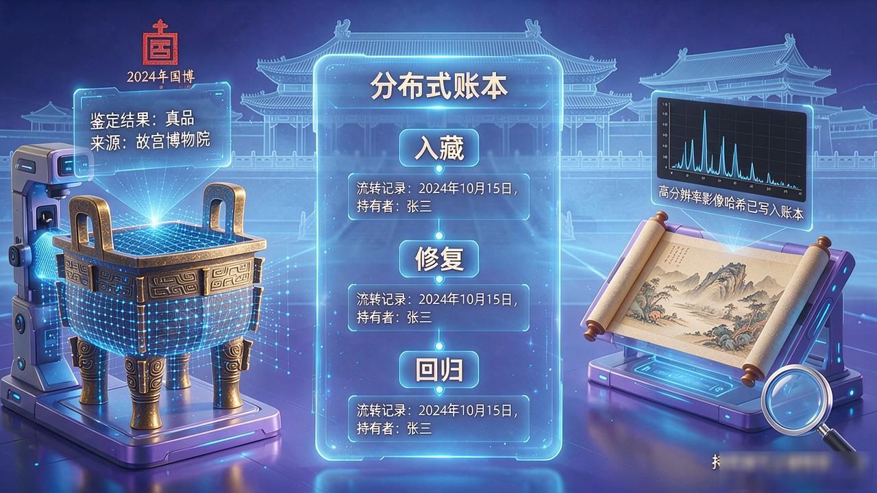文物鉴定遇上区块链，一件古画的真伪和流转记录到底怎么查