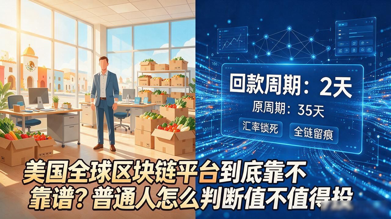 美国全球区块链平台到底靠不靠谱？普通人怎么判断值不值得投