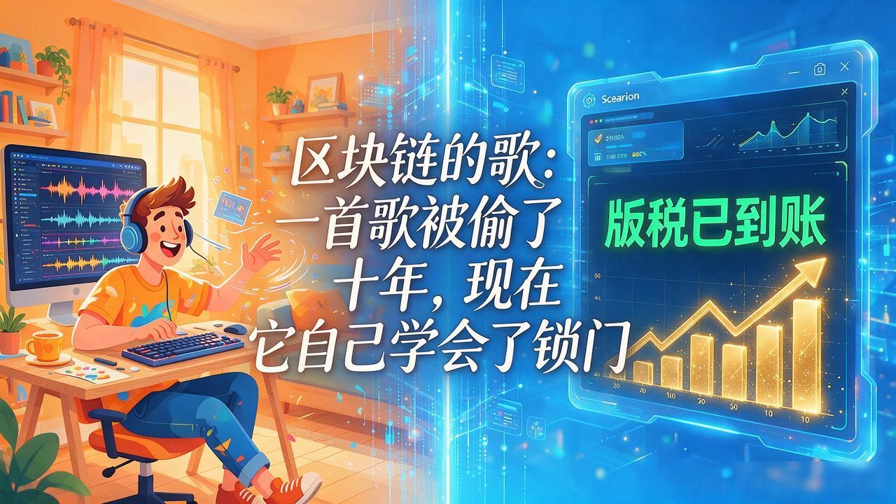 区块链的歌：一首歌被偷了十年，现在它自己学会了锁门