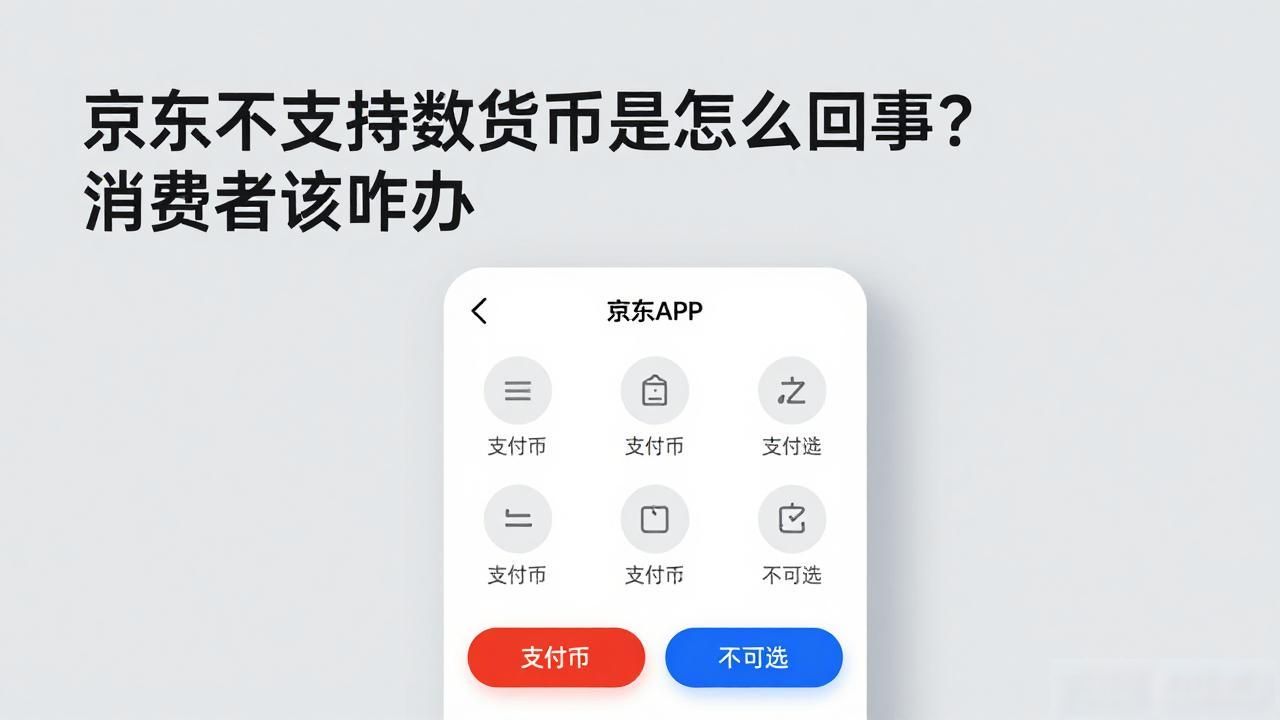 京东不支持数字货币是怎么回事？消费者该咋办