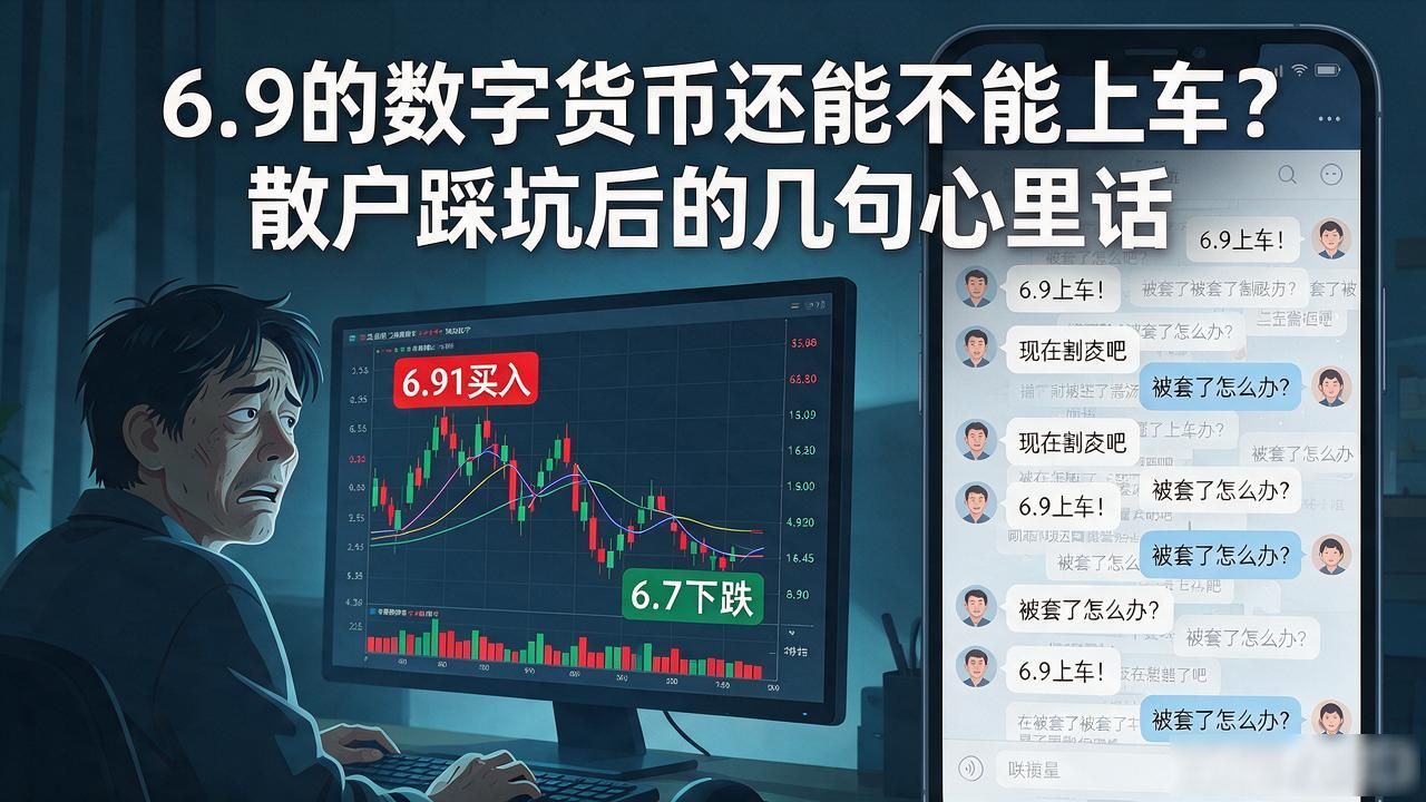 6.9的数字货币还能不能上车？散户踩坑后的几句心里话