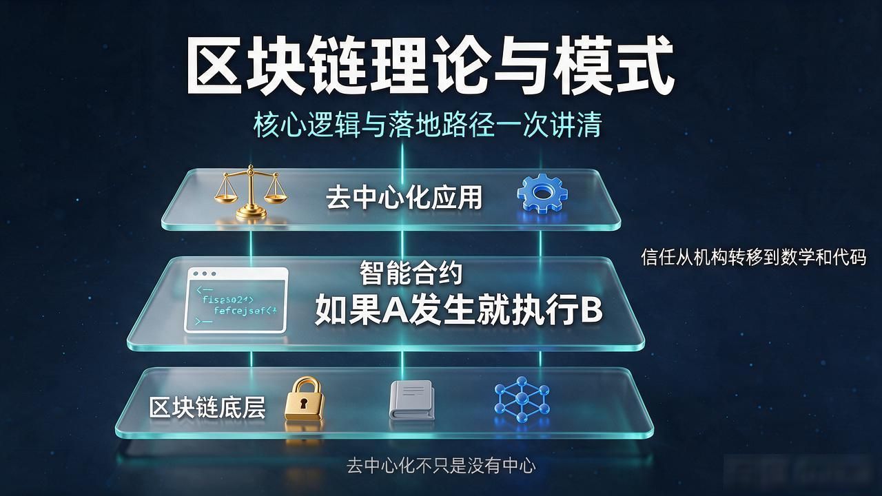 区块链理论和模式：别被概念绕晕，核心逻辑和落地路径一次讲清