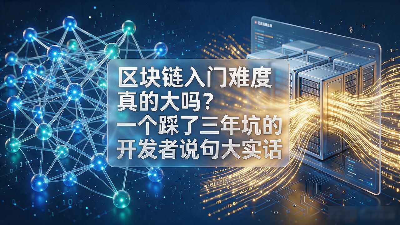 区块链入门难度真的大吗？一个踩了三年坑的开发者说句大实话