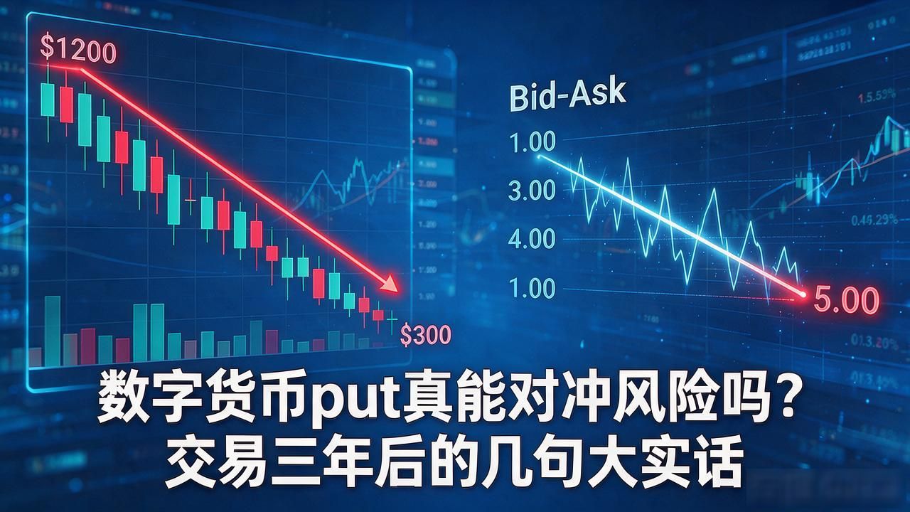 数字货币put真能对冲风险吗？交易三年后的几句大实话