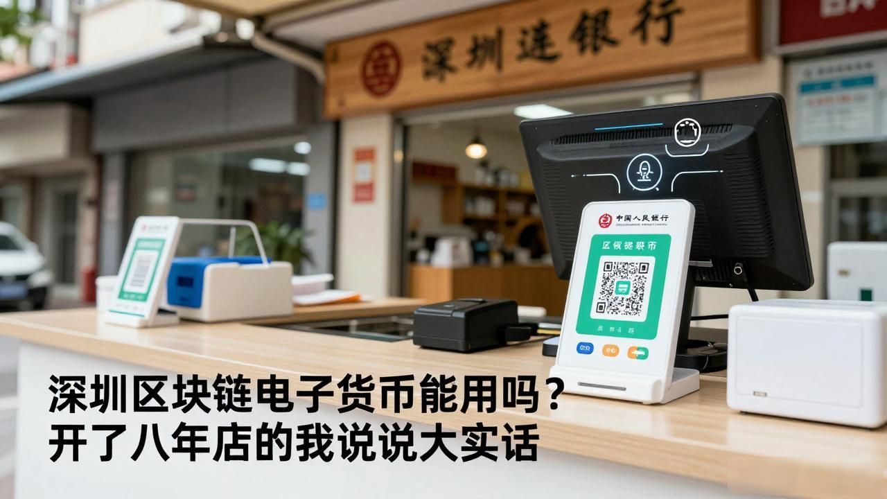 深圳区块链电子货币能用吗？开了八年店的我说说大实话