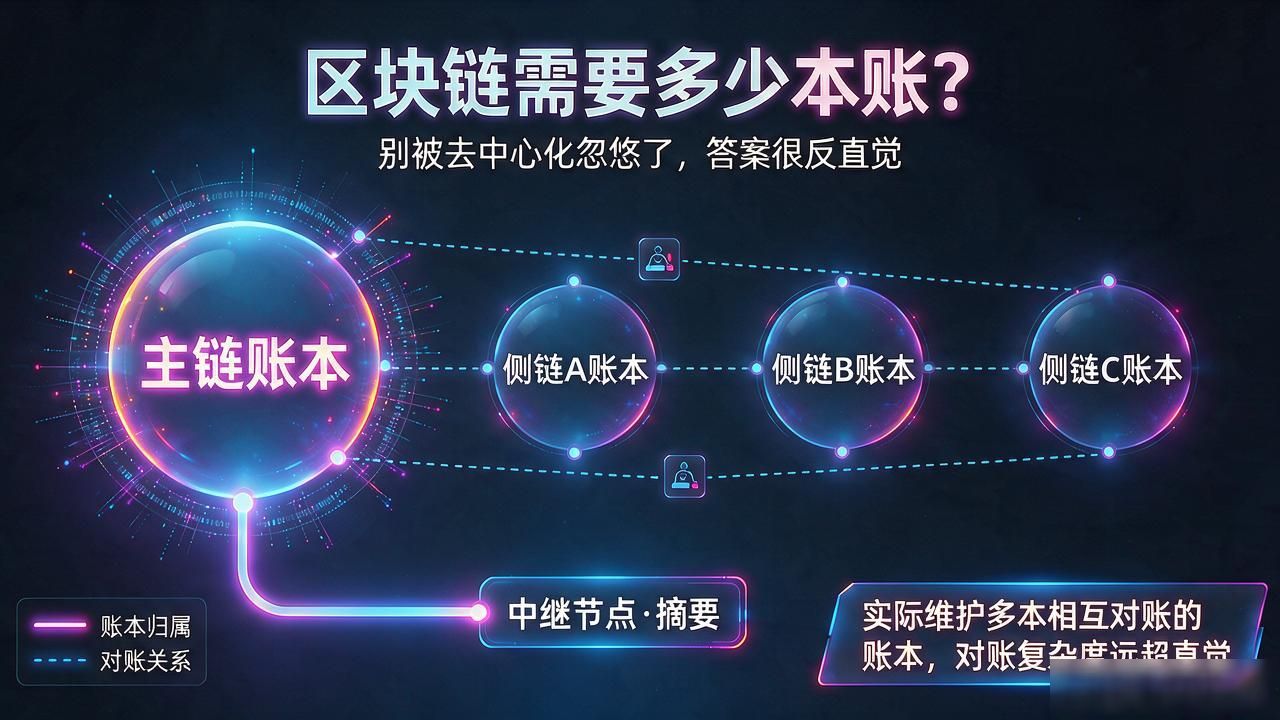 区块链需要多少本账？别被去中心化忽悠了，答案很反直觉