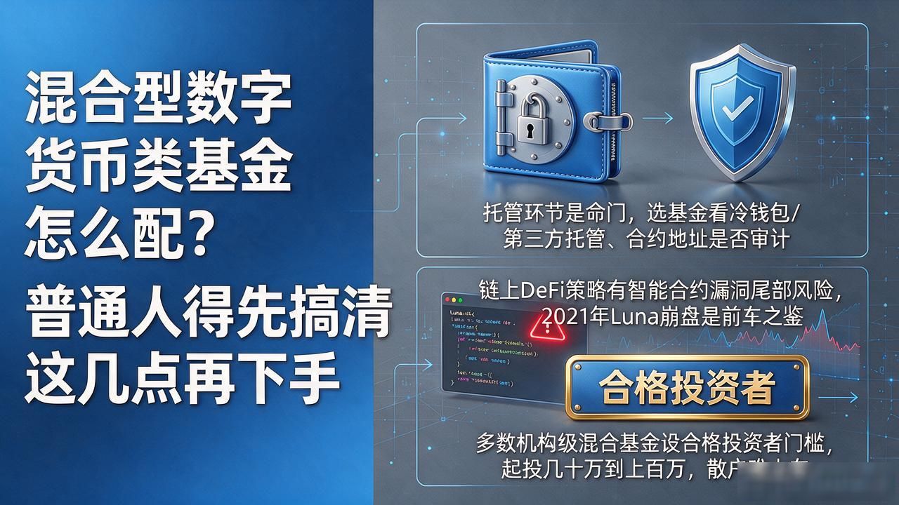 混合型数字货币类基金怎么配？普通人得先搞清这几点再下手