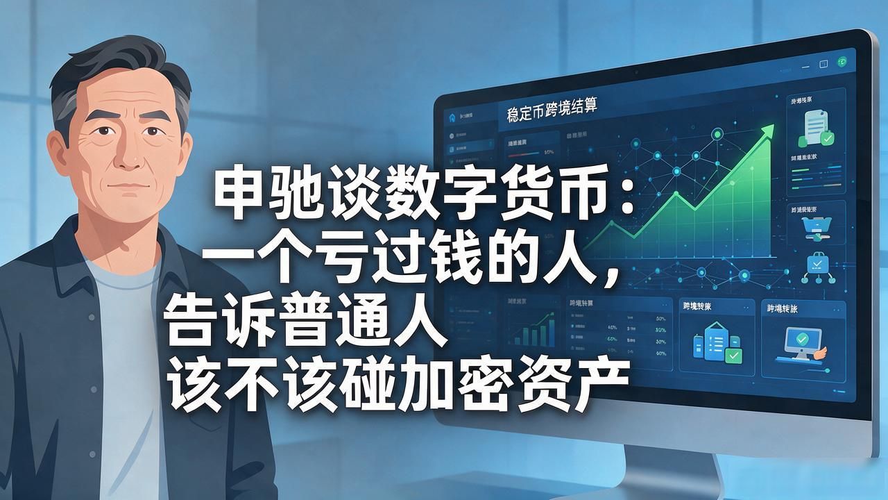 申驰谈数字货币：一个亏过钱的人，告诉普通人该不该碰加密资产