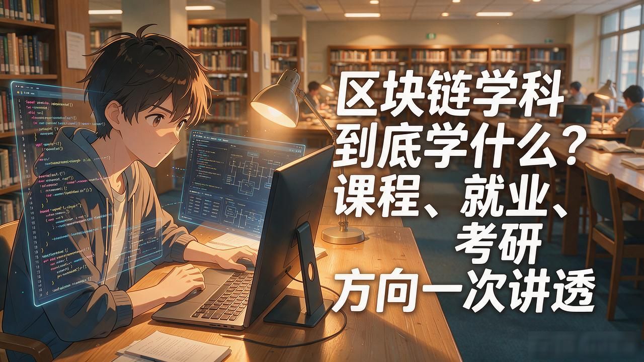 区块链学科到底学什么？课程、就业、考研方向一次讲透
