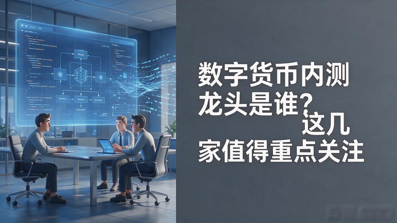 数字货币内测龙头是谁？这几家值得重点关注