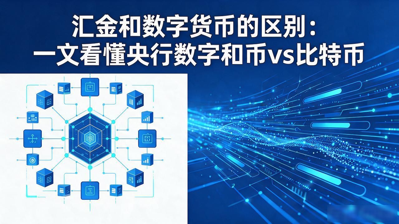 汇金和数字货币的区别：一文看懂央行数字货币vs比特币