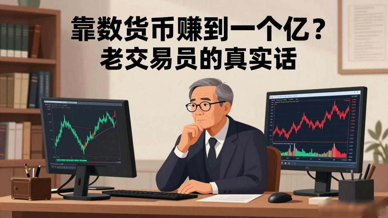 靠数字货币赚到一个亿？老交易员的真实话