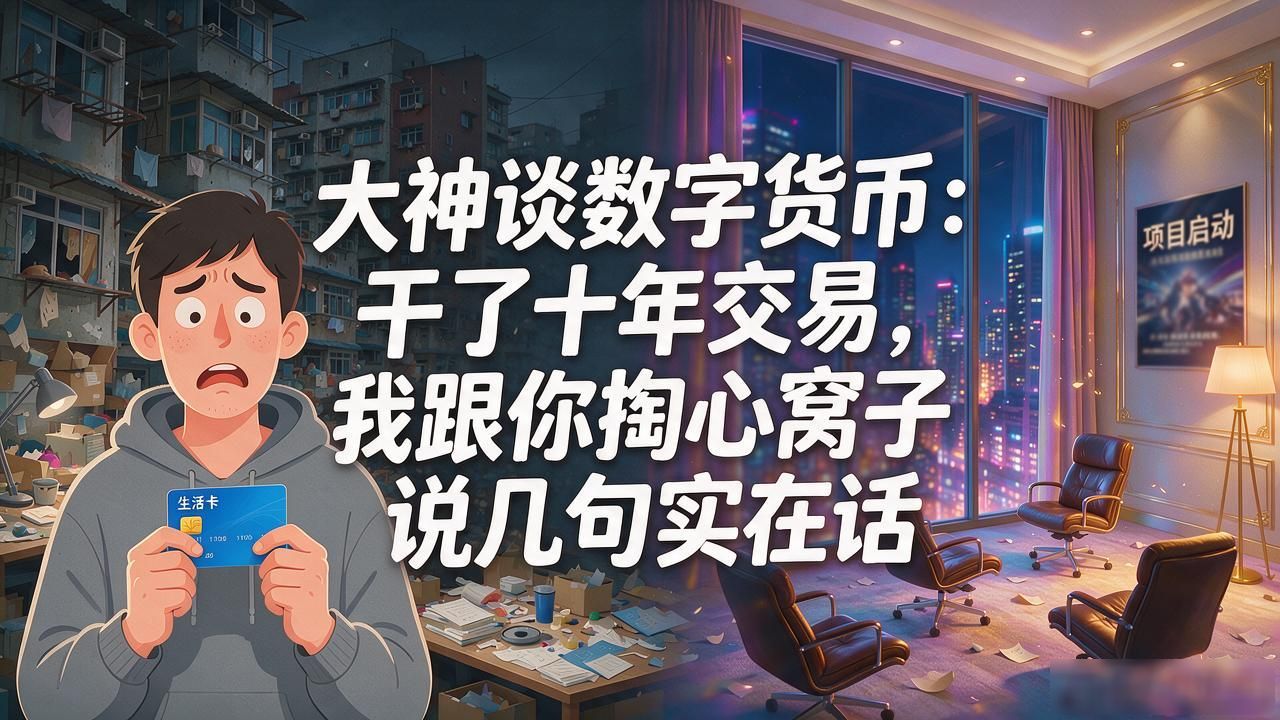 大神谈数字货币：干了十年交易，我跟你掏心窝子说几句实在话