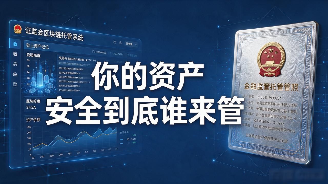 证监会区块链托管系统落地，你的资产安全到底谁来管