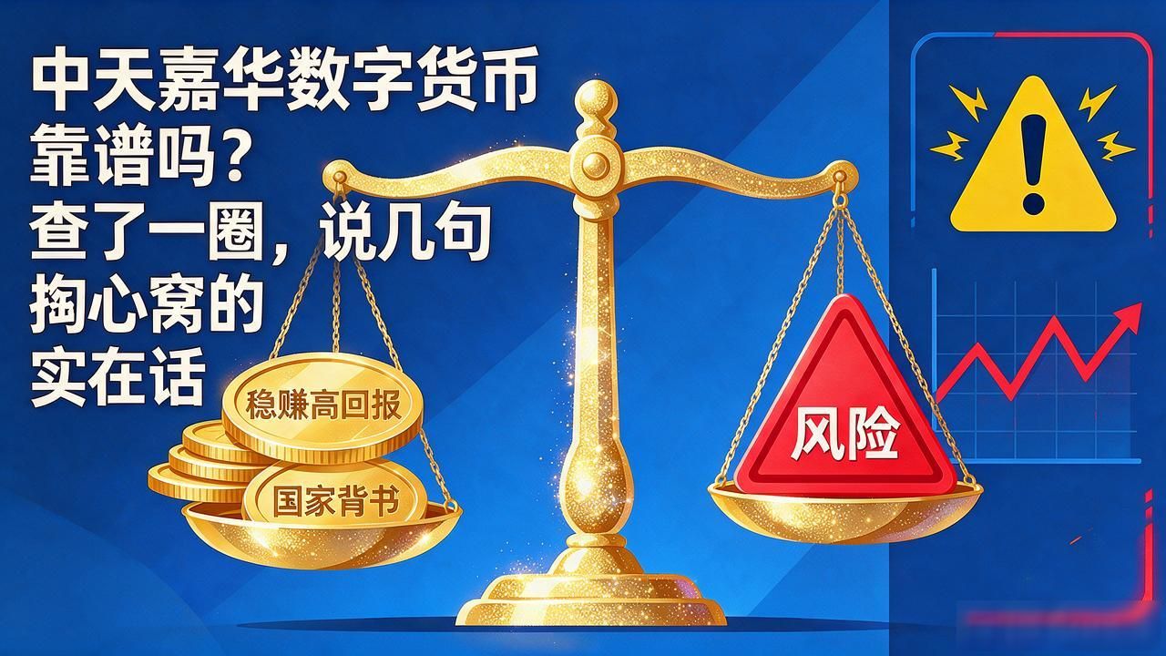 中天嘉华数字货币靠谱吗？查了一圈，说几句掏心窝的实在话