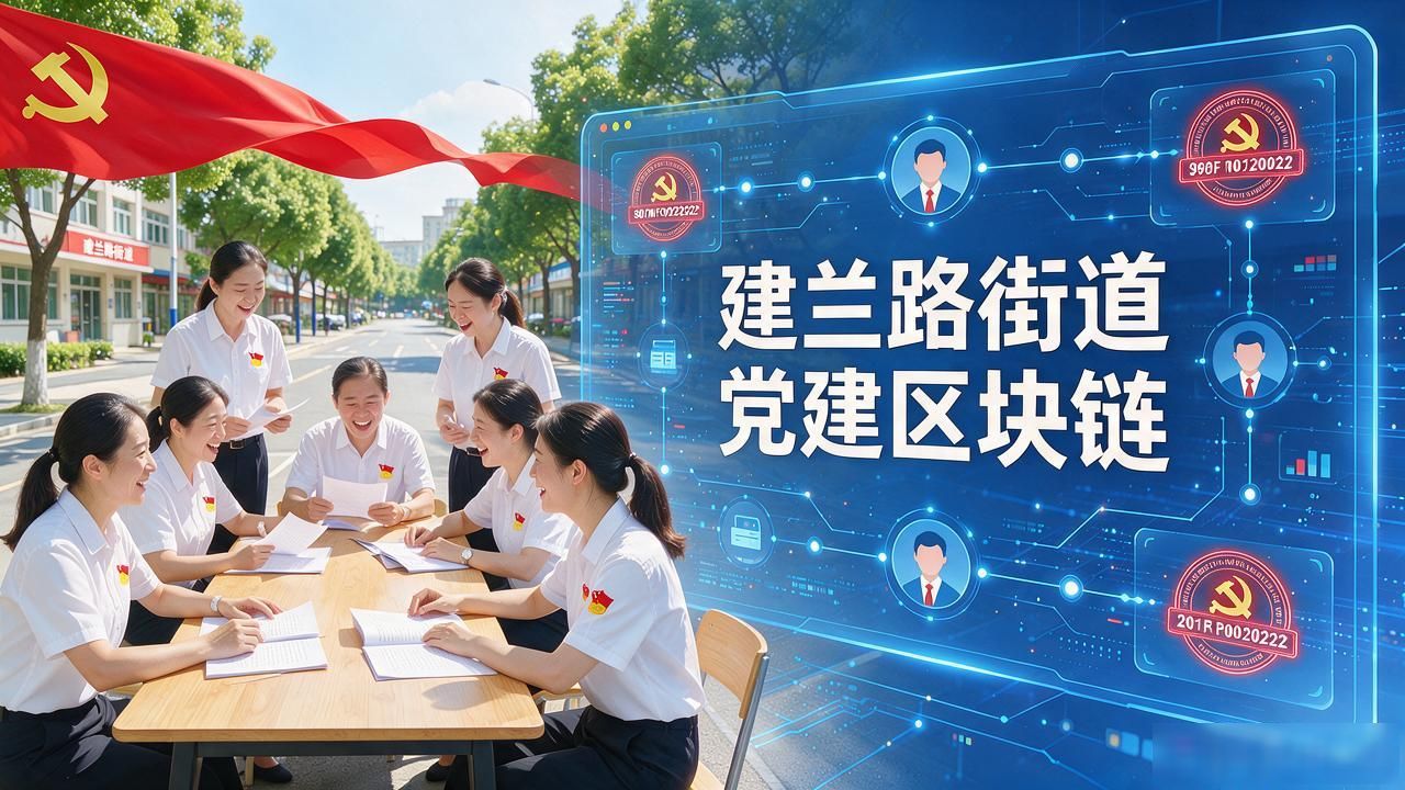 建兰路街道党建区块链用了一年了，一个社区书记说几句实话