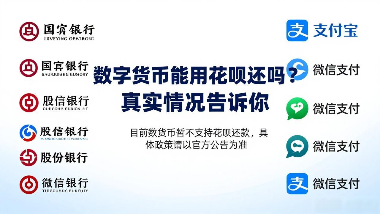 数字货币能用花呗还吗？真实情况告诉你