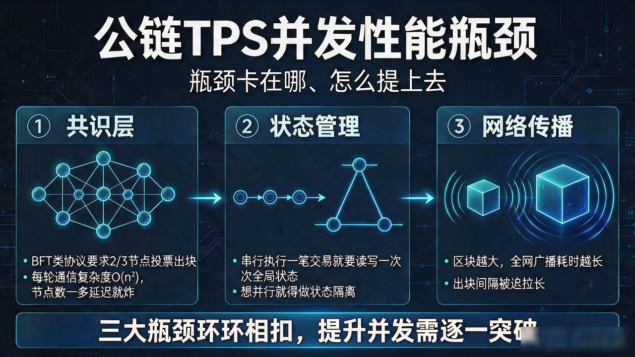 公链TPS并发数量差100多倍？瓶颈卡在哪、怎么提上去