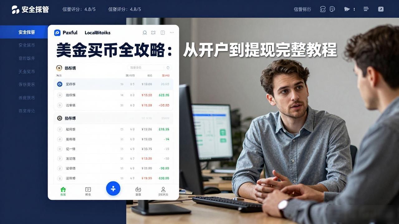 美金买币全攻略：从开户到提现完整教程