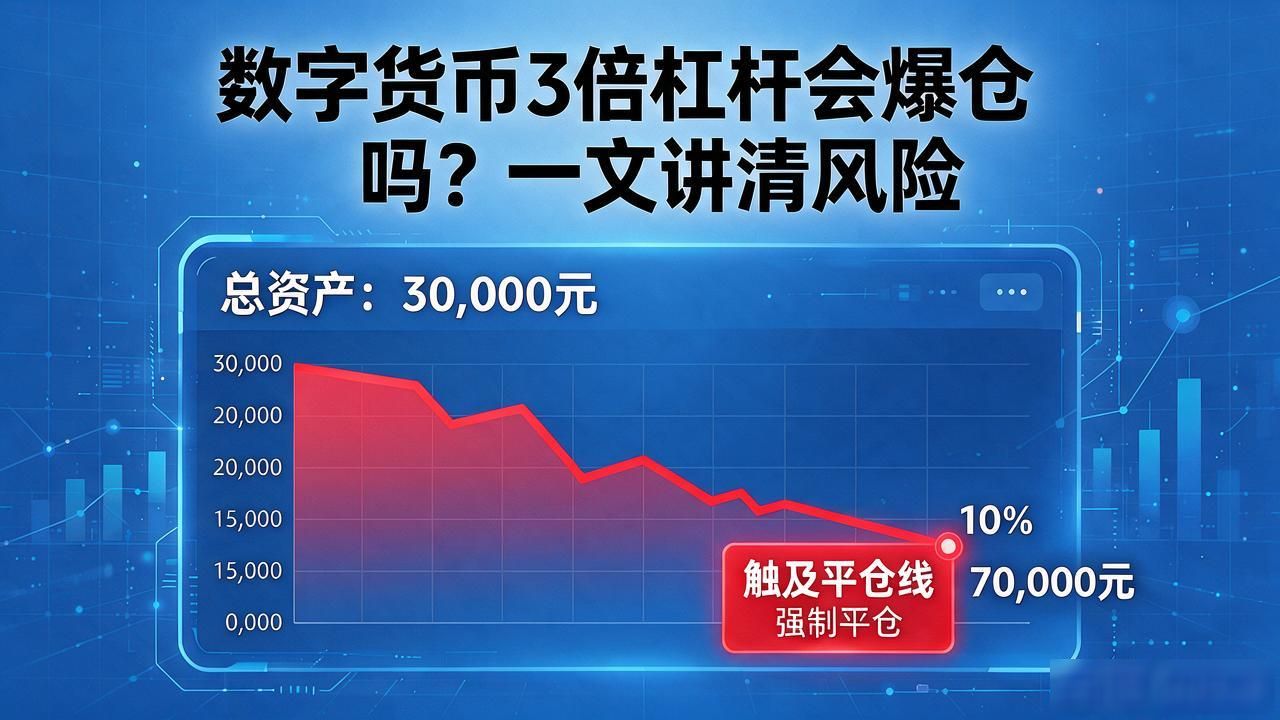 数字货币3倍杠杆会爆仓吗？一文讲清风险